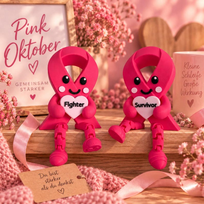 Breast Cancer Awareness Figurine