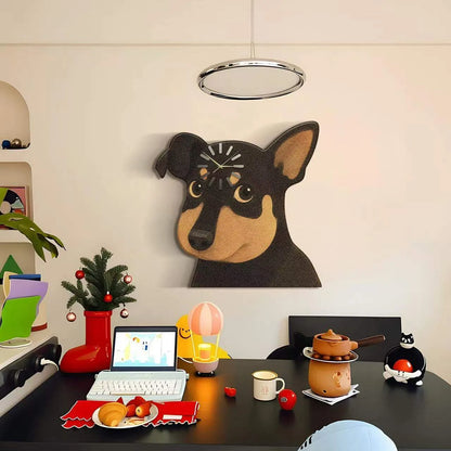 🐱 Loading Cat & Dog Wall Clock – Cute Animal Collection