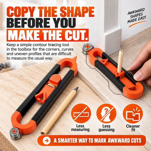 📐Contour Gauge Scribe Tool with Lock🏠