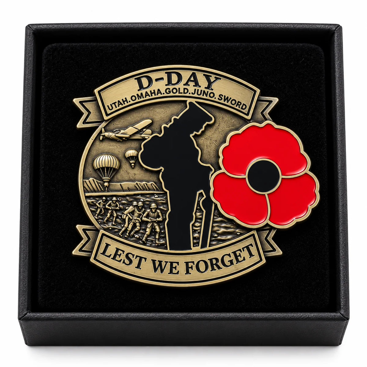 🌺 Limited Edition Red Poppy 111th Anniversary Remembrance Brooch