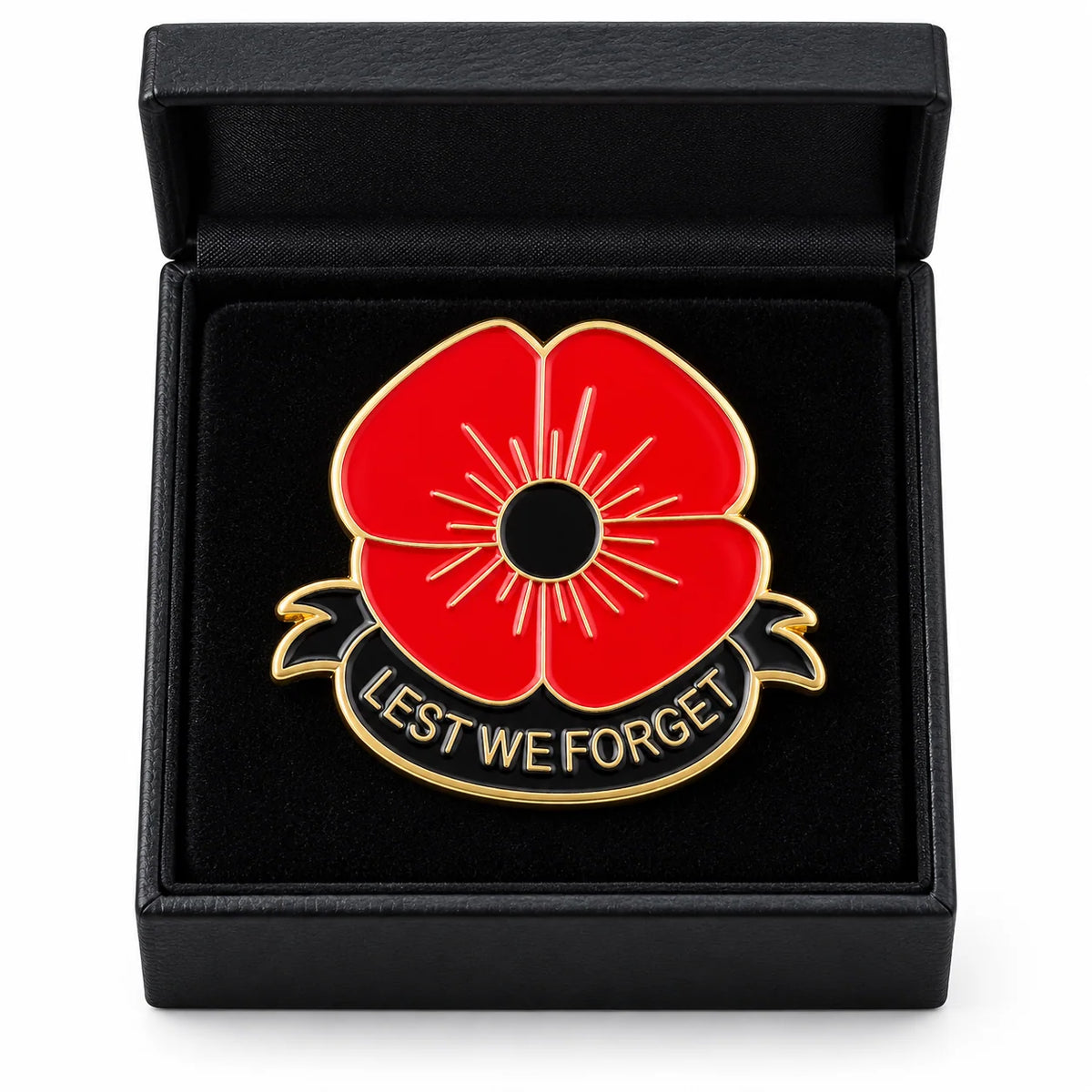 🌺 Limited Edition Red Poppy 111th Anniversary Remembrance Brooch