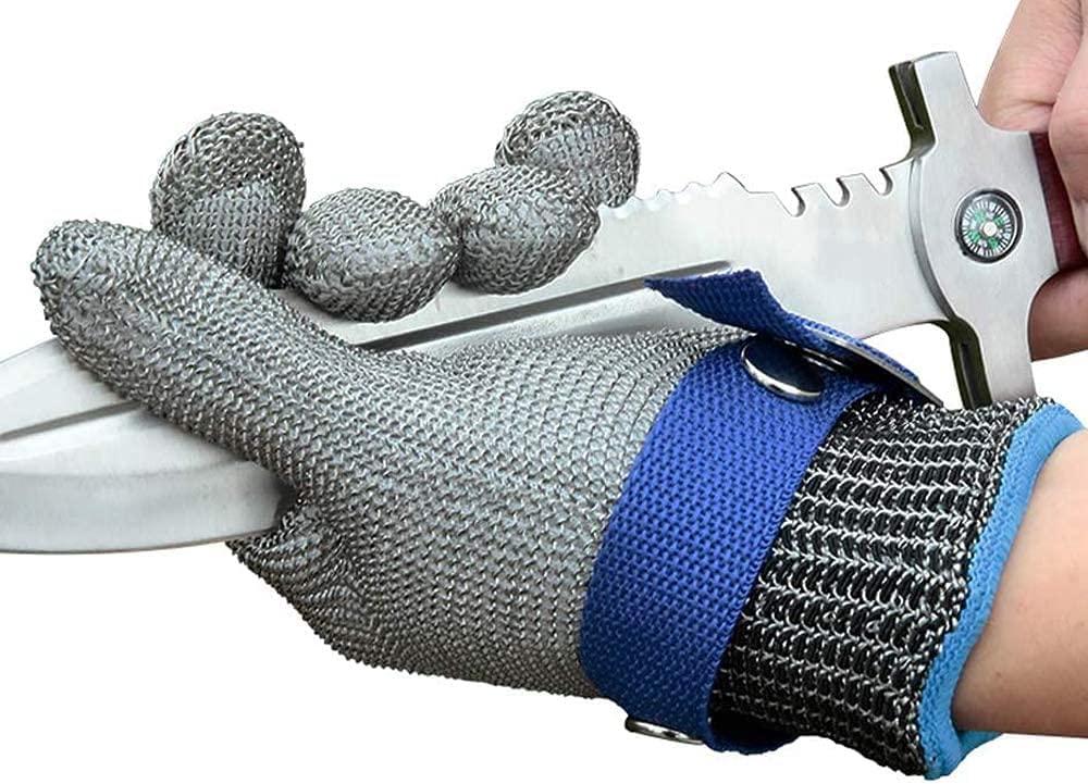 🧤 Stainless Steel Mesh Glove – Highest A9 cut level – Perfect for butchers & chefs – no more knife accidents! 🔪🚫