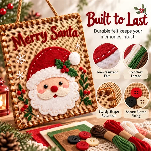 🎄✨Christmas DIY Fabric Weaving Friendship Kit - 🧵 Create Something Special Together! 💕