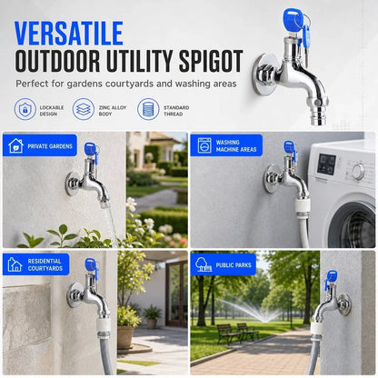 🔐 Lockable Outdoor Water Faucet