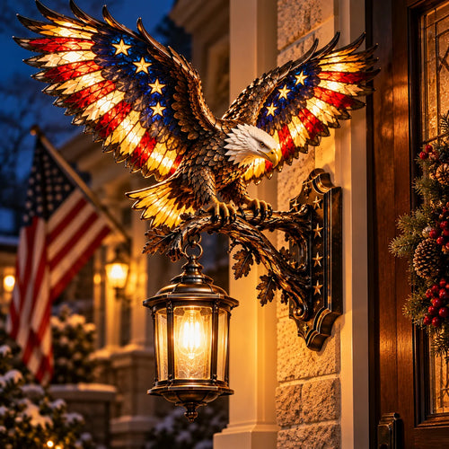 🔥🦅Liberty in Flight – A Glowing Eagle for Your Outdoor Space