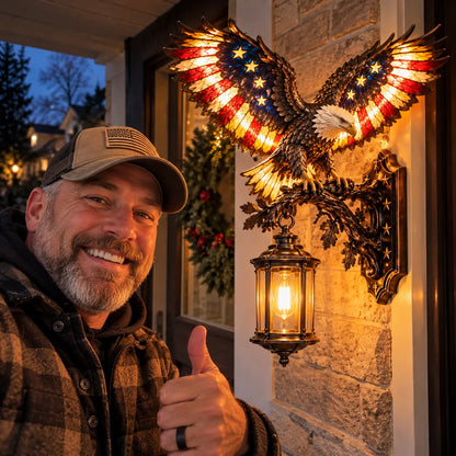 🔥🦅Liberty in Flight – A Glowing Eagle for Your Outdoor Space