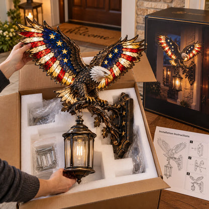 🔥🦅Liberty in Flight – A Glowing Eagle for Your Outdoor Space