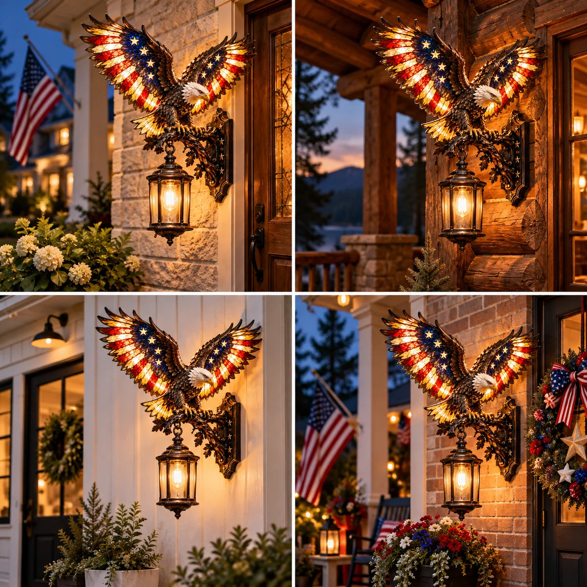 🔥🦅Liberty in Flight – A Glowing Eagle for Your Outdoor Space