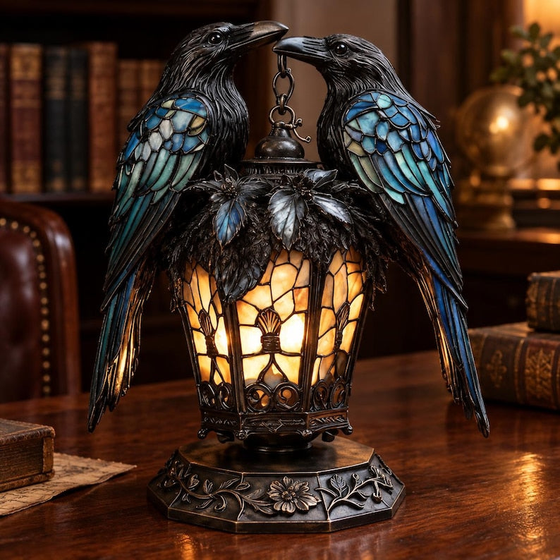 Close-up of blue and turquoise raven wing details